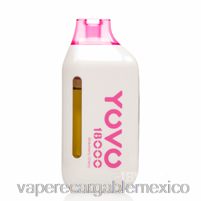 Vape Recargable Yovo Ultra 18000 Desechable Fresa Cereza